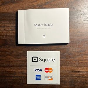 Square swipe card reader